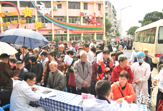 开平义诊现场。通讯员供图